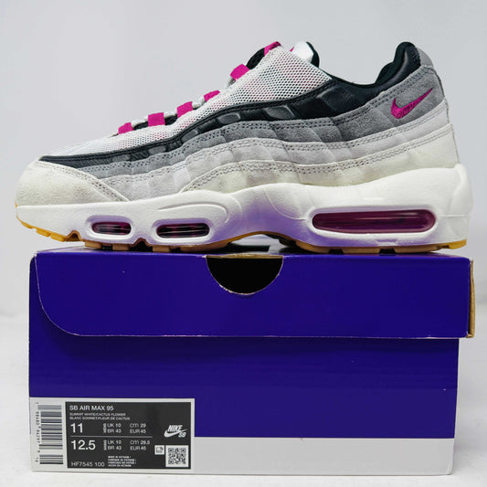 Nike Air Max 95 SB Cactus Flower sneaker with clean uppers on original box 2025 model