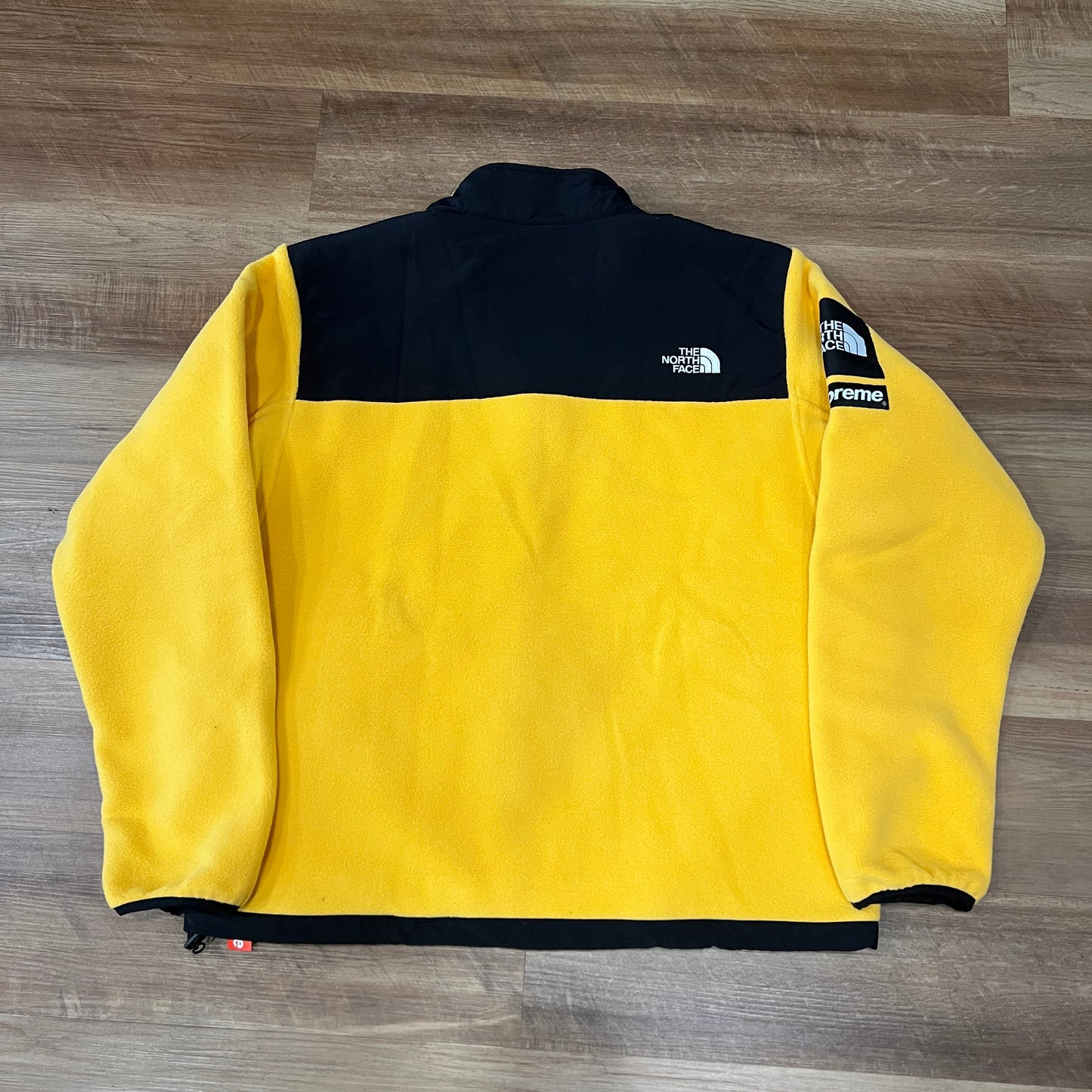 Supreme The North Face Arc Logo Denali Fleece Jacket Yellow