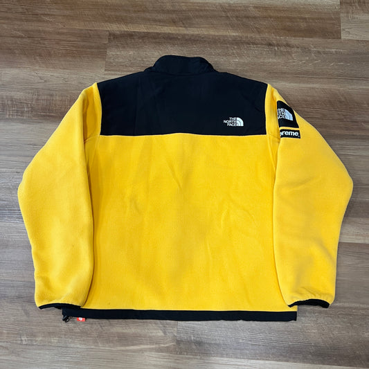 Supreme The North Face Arc Logo Denali Fleece Jacket Yellow