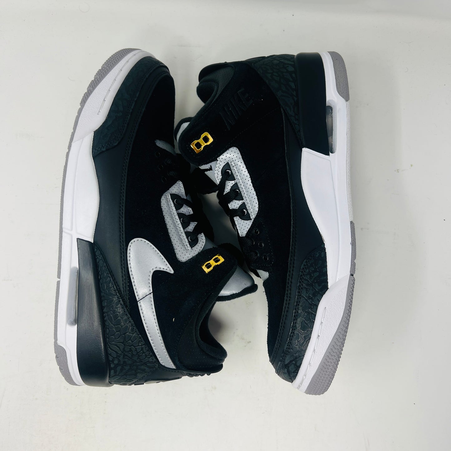Jordan 3 Retro Tinker Black Cement Gold