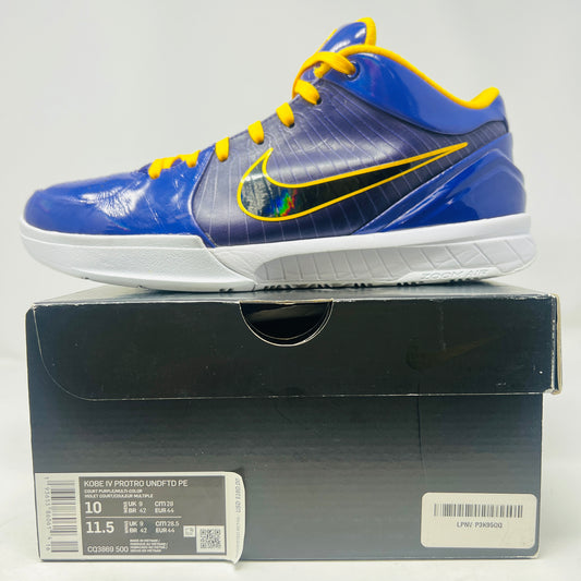 Nike Kobe 4 Protro Undefeated Los Angeles Lakers