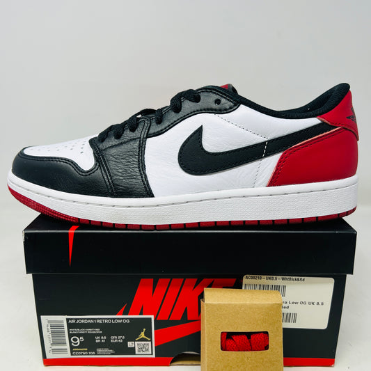 Jordan 1 Retro Low OG Black Toe (2023)