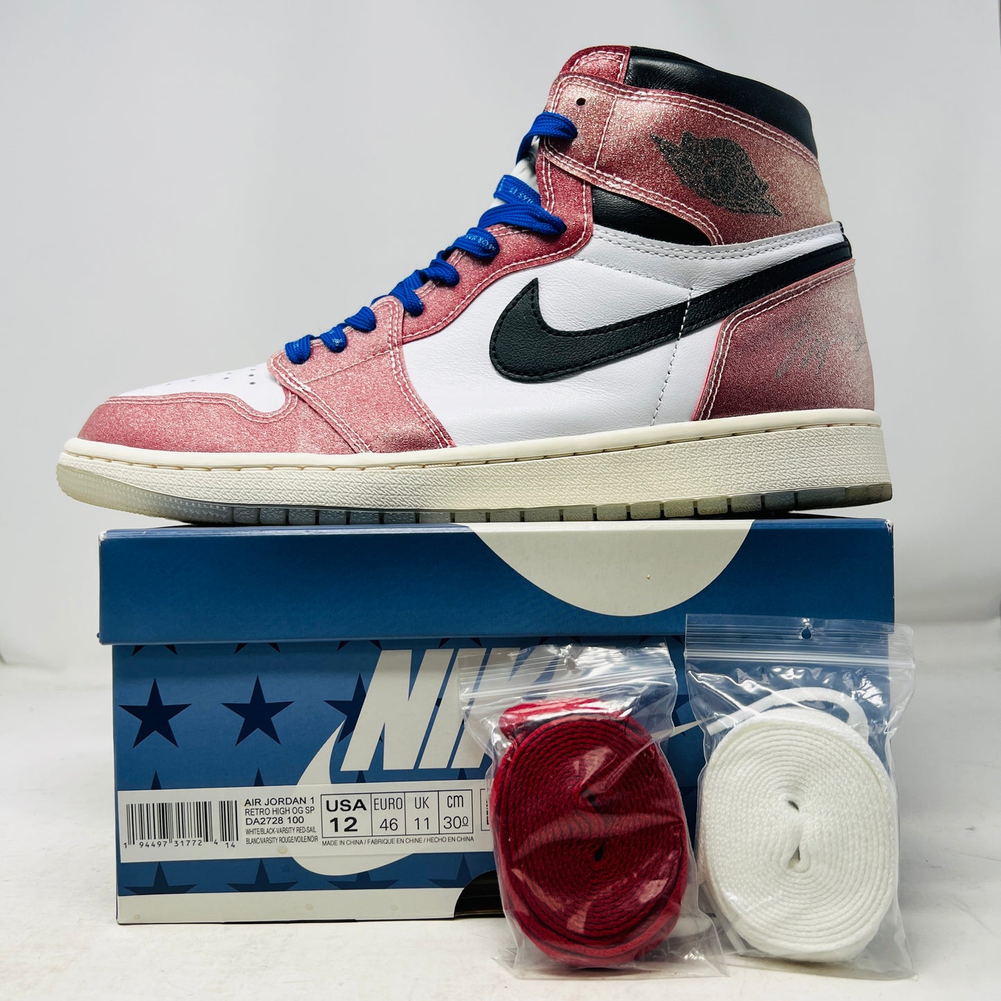 Jordan 1 Retro High Trophy Room Chicago (Friends and Family) (W/ Blue Laces)
