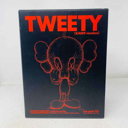 KAWS Tweety Vinyl Figure Black preowned one size in box.