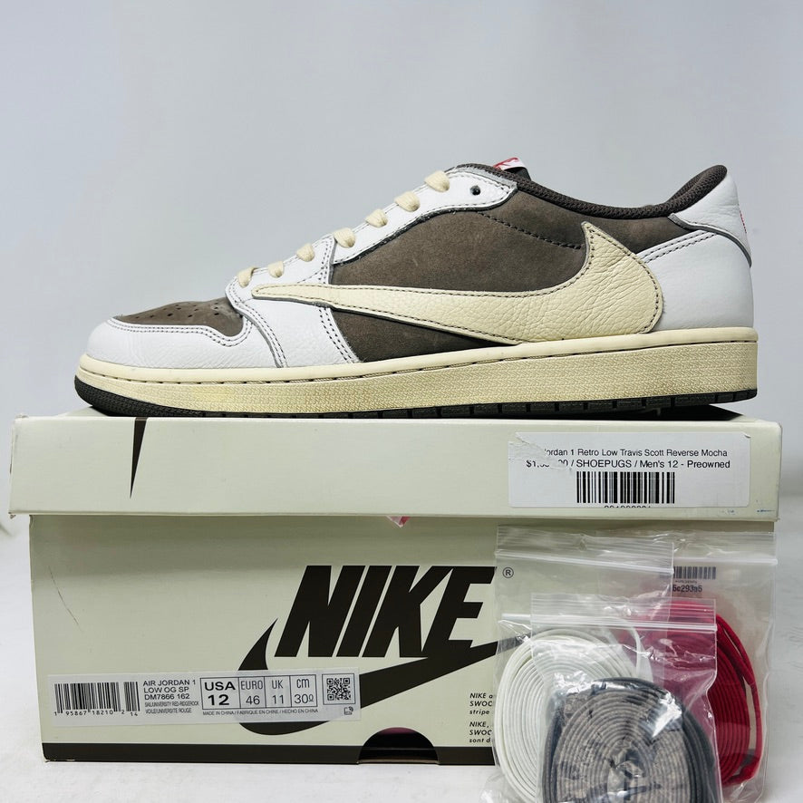 Jordan 1 Retro Low OG SP Travis Scott Reverse Mocha