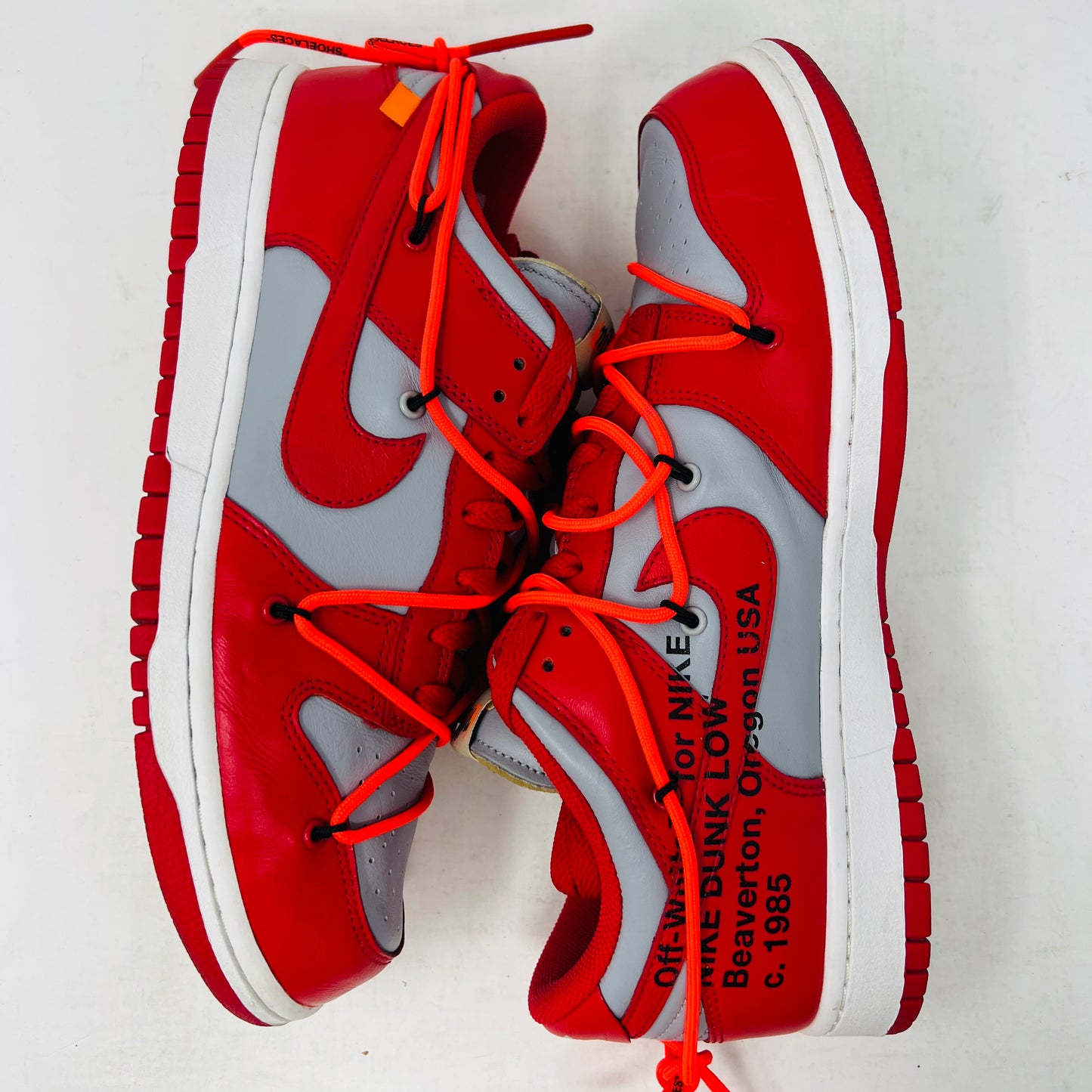 Nike Dunk Low Off-White University Red