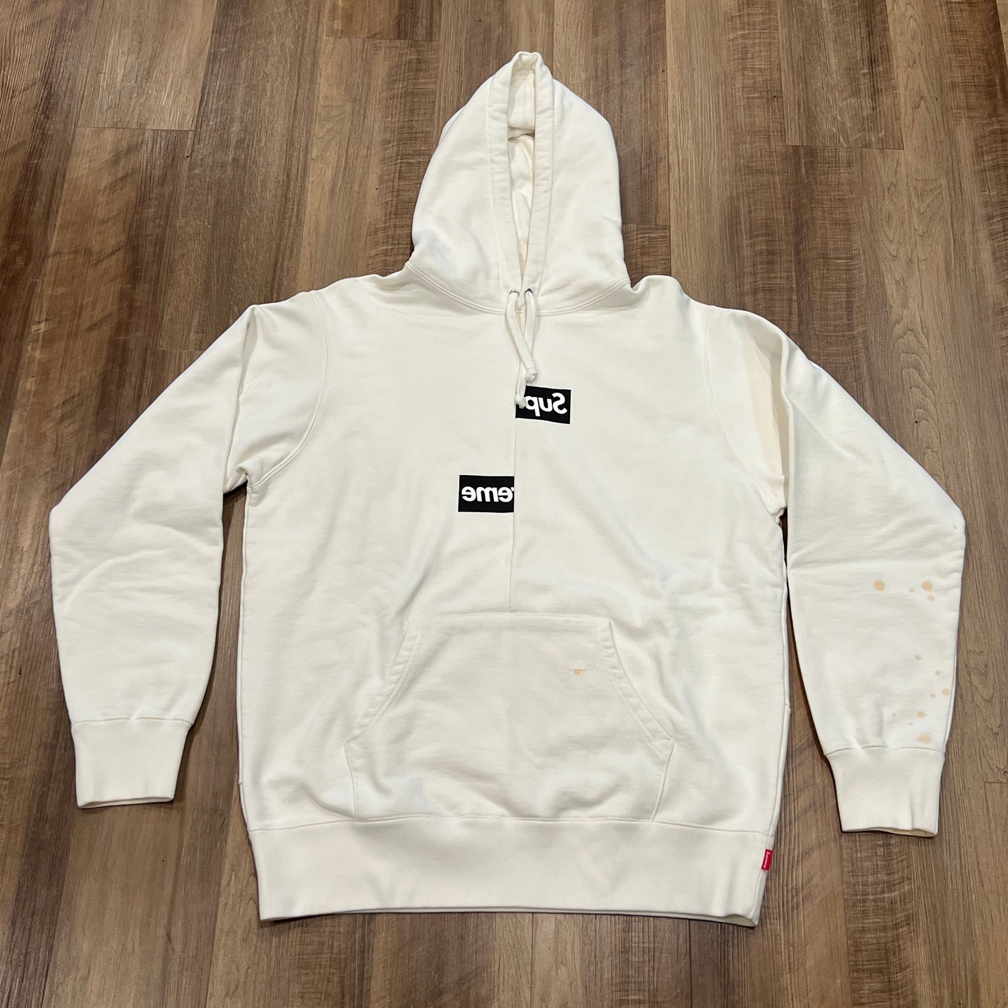 Supreme Comme des Garcons SHIRT Split Box Logo Hooded Sweatshirt