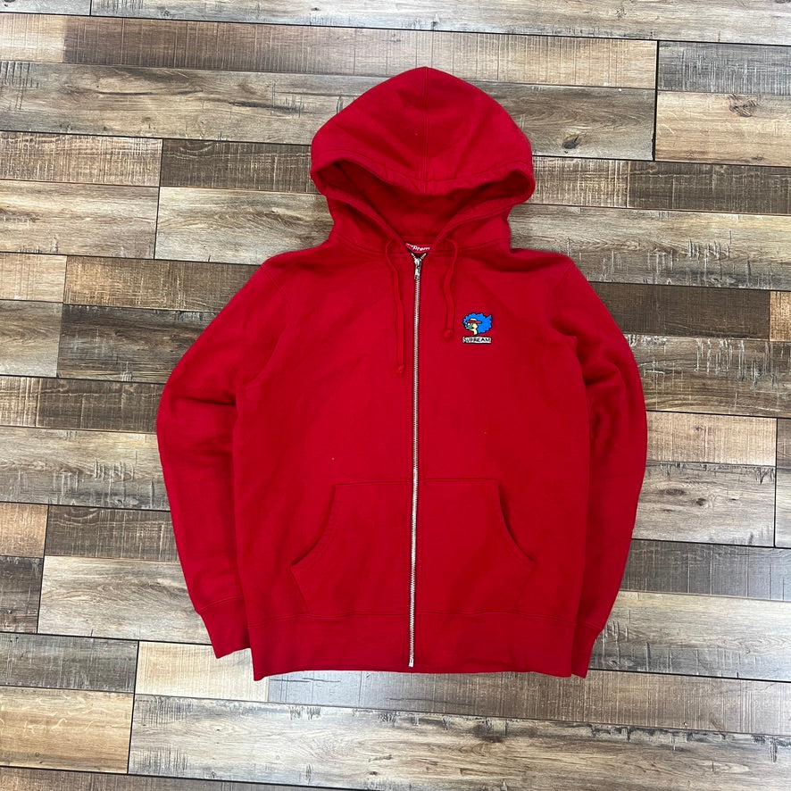 Supreme Gonz Ramm Zip Up Sweatshirt Red