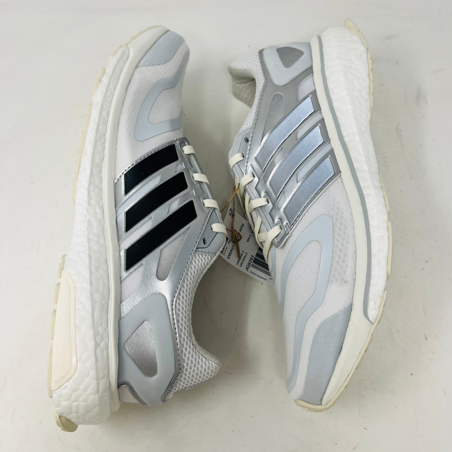 adidas Energy Boost Kith White Black Silver Metallic