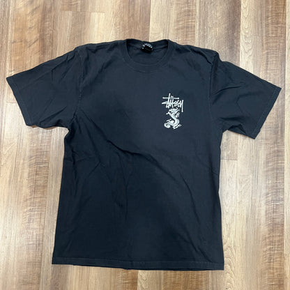 Stussy Double Dragon Tee Pigment Dyed Black