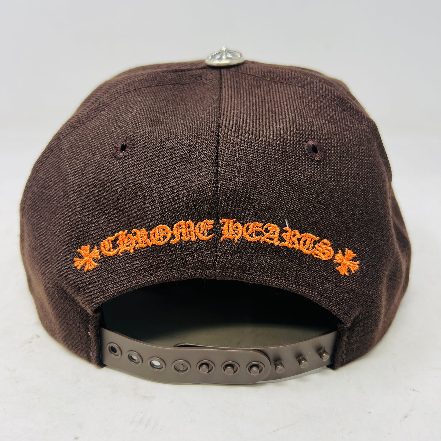 Chrome Hearts CH Baseball Hat Brown Orange