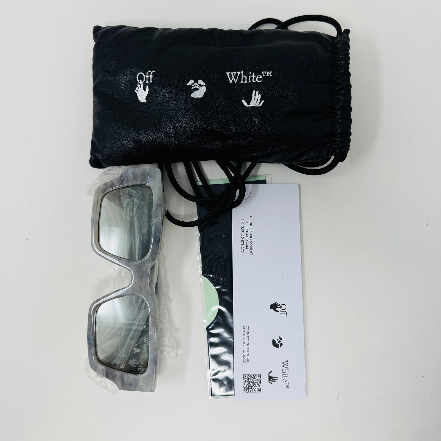 OFF-WHITE Mari Rectangular Frame Sunglasses