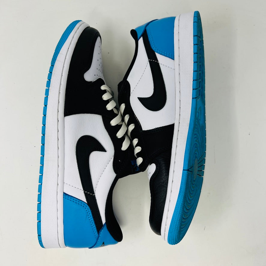 Jordan 1 Retro Low OG Black Dark Powder Blue