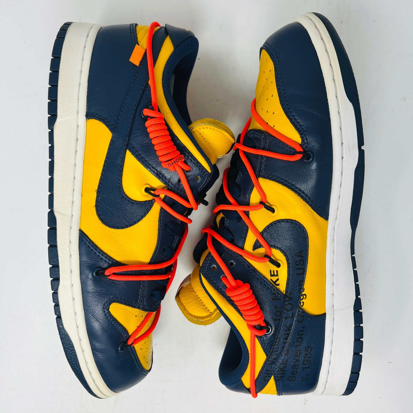 Nike Dunk Low Off-White University Gold