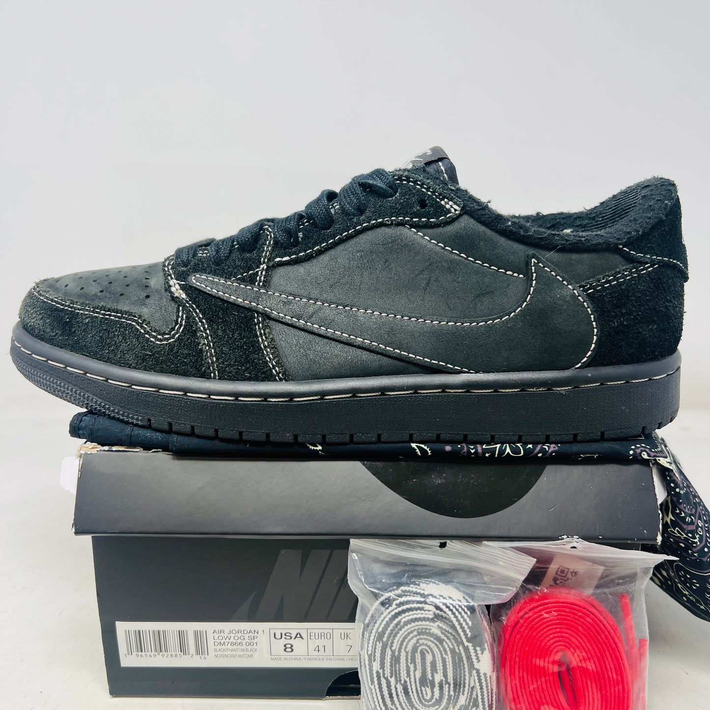 Jordan 1 Retro Low OG SP Travis Scott Black Phantom