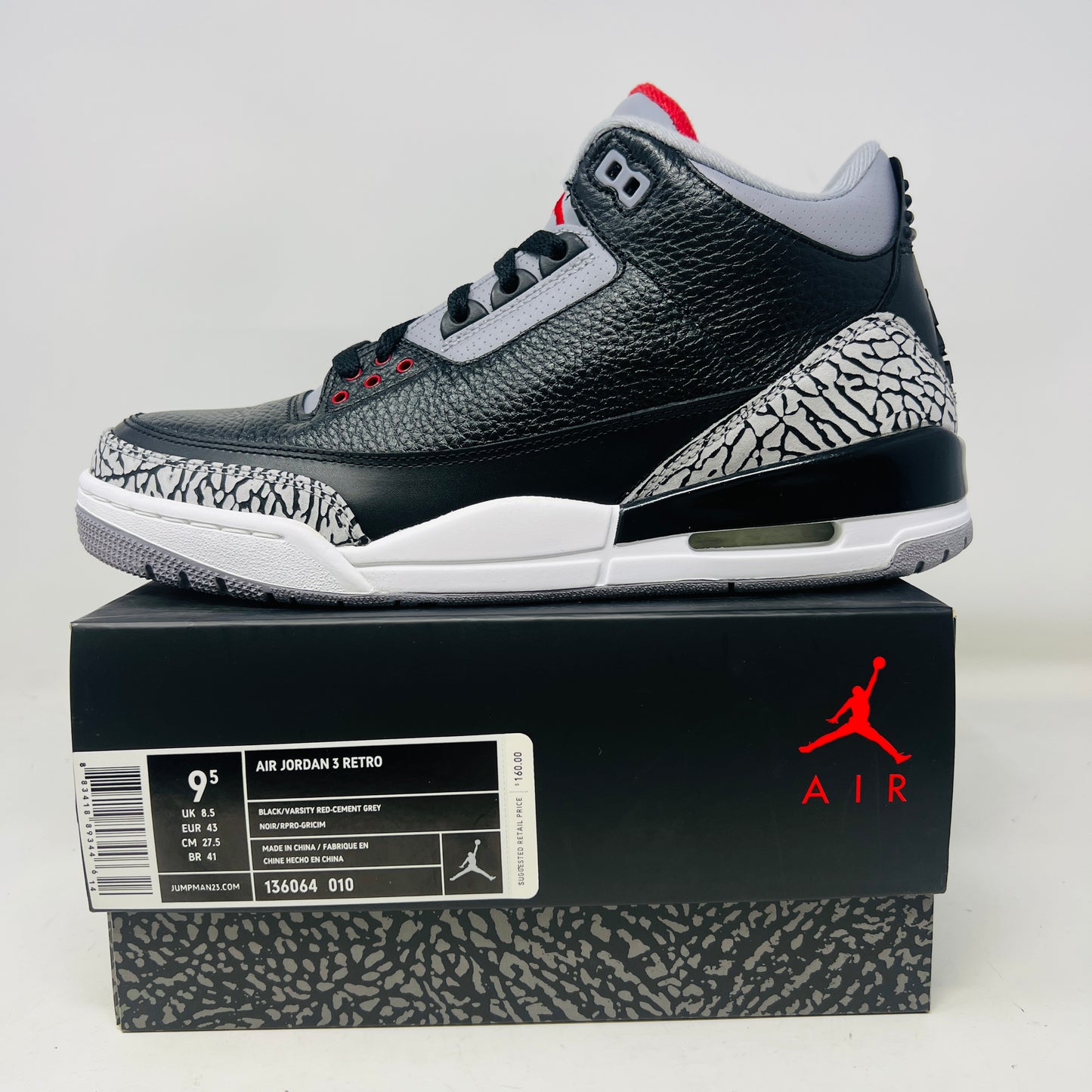 Jordan 3 Retro Black Cement (2011)