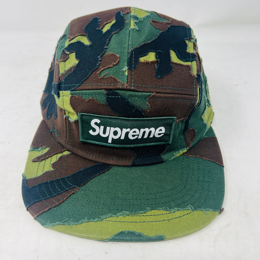 Supreme Layered Camo Camp Cap Woodland Camo