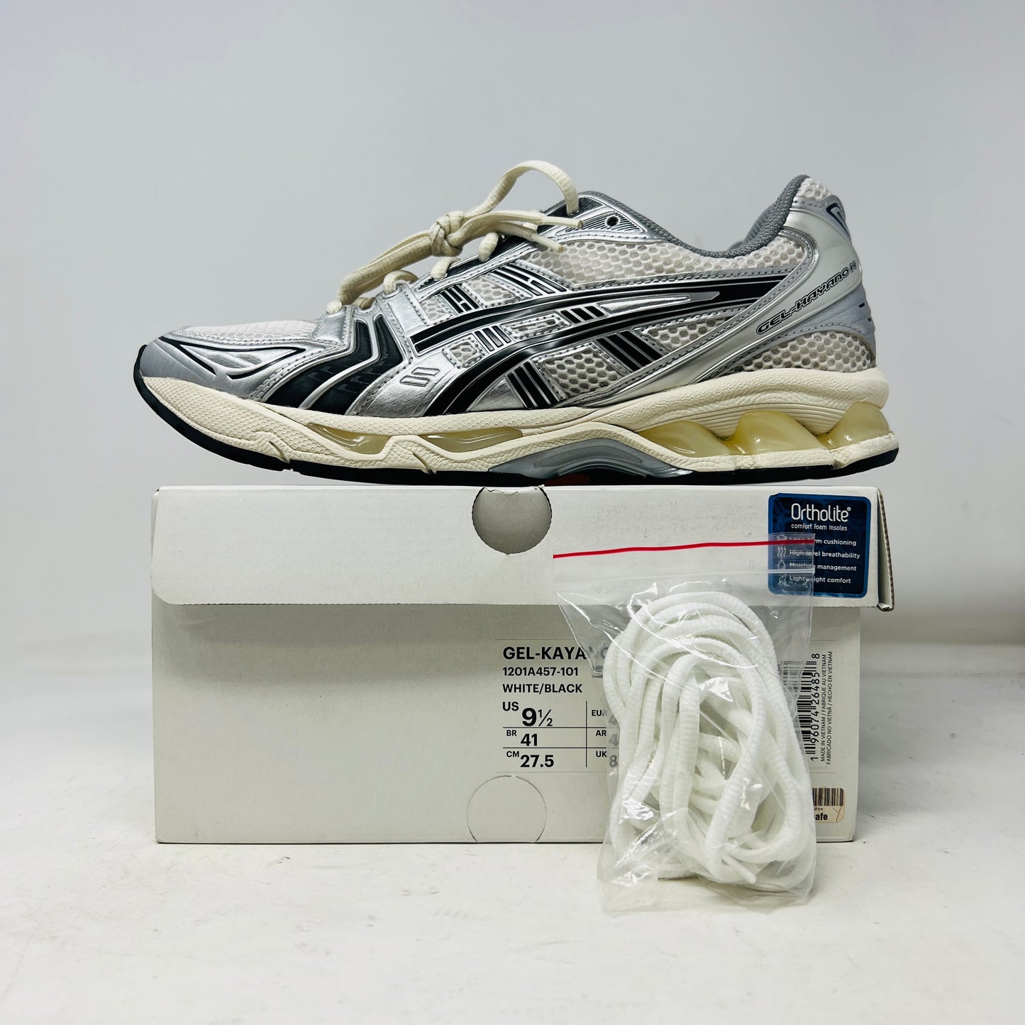 ASICS Gel-Kayano 14 JJJJound Silver Black