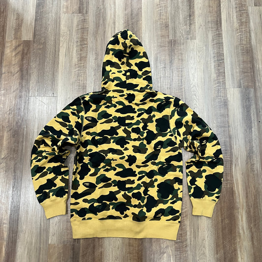 BAPE CAMO PULLOVER HOODIE YELLOW