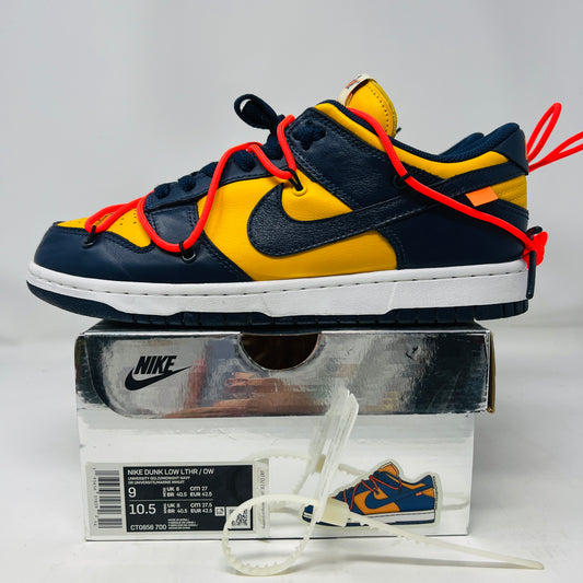 Nike Dunk Low Off-White University Gold