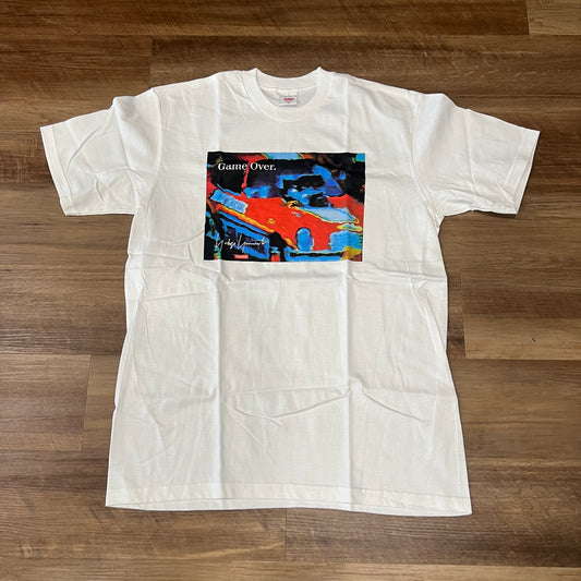 Supreme x Yohji Yamamoto Game Over White T-Shirt