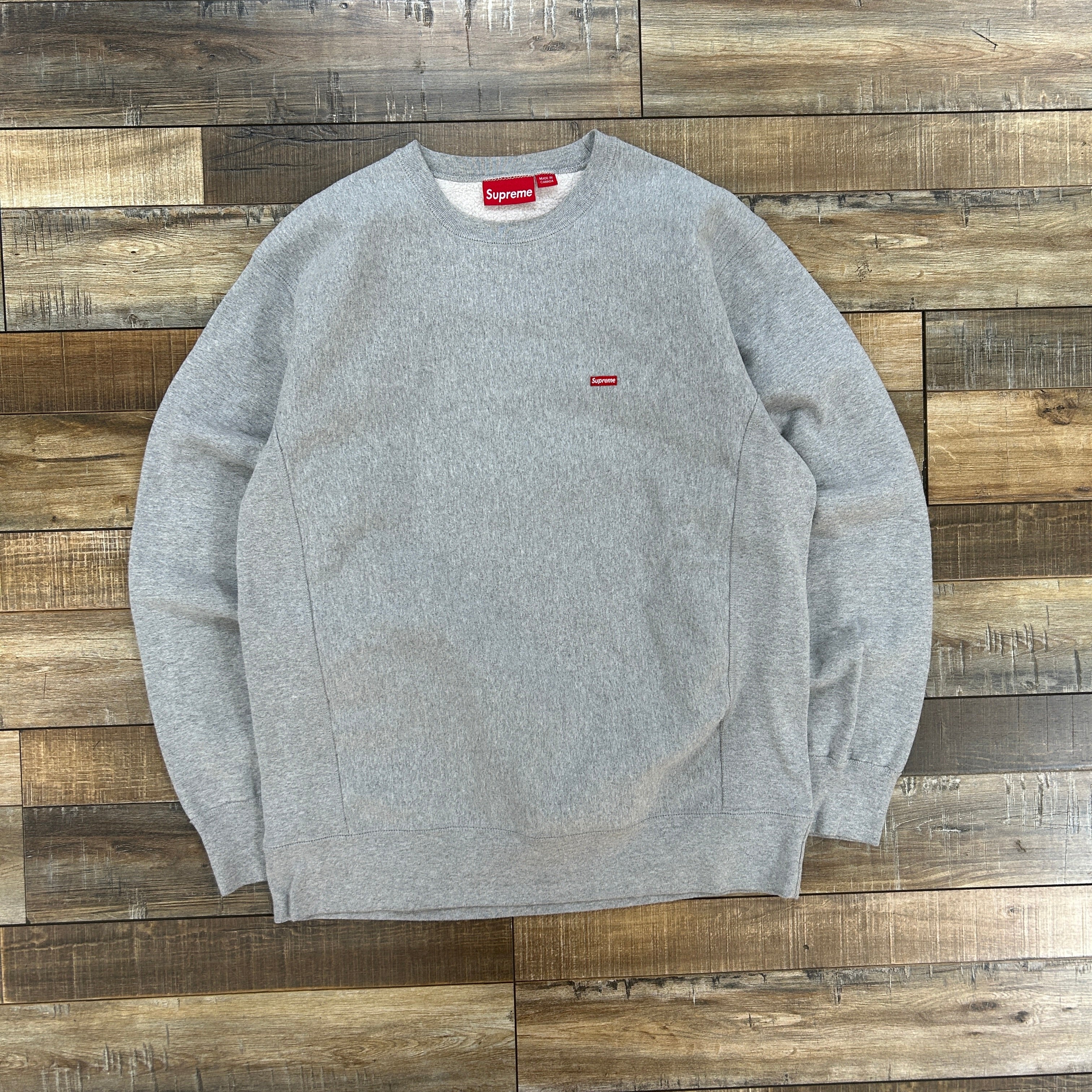 【専用】Supreme Small Box Crewneck Heather Supreme Small Box Crewneck Heather Grey – Holy Ground