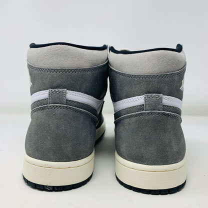 Jordan 1 Washed Black sneakers, brand new with good box condition, featuring black laces, 2023.