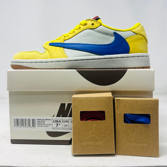 Jordan 1 Retro Low OG SP Travis Scott Canary (Women's)