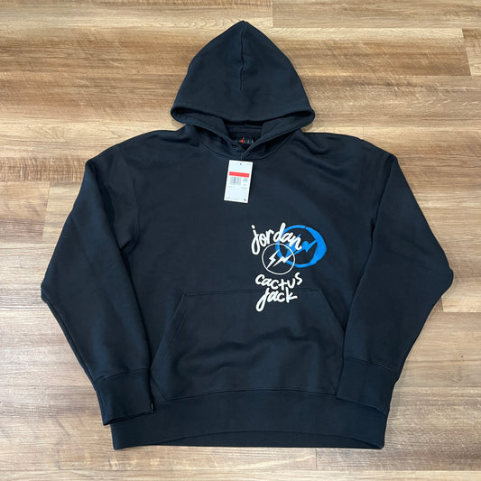 Air Jordan x Travis Scott x Fragment Hoodie Black