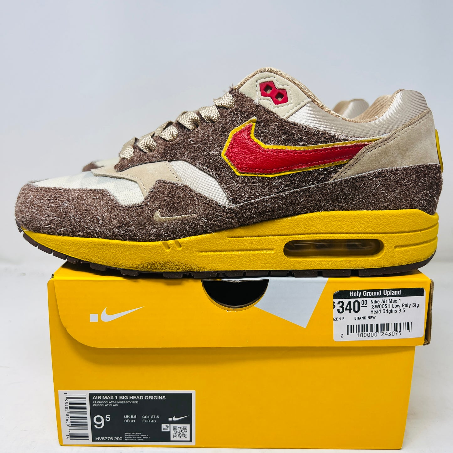 Nike Air Max 1 .SWOOSH Low Poly Big Head Origins