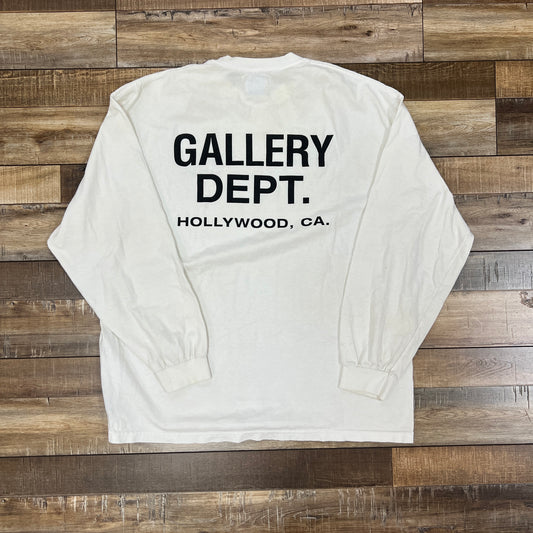 Gallery Dept. Souvenir L/S T-shirt White