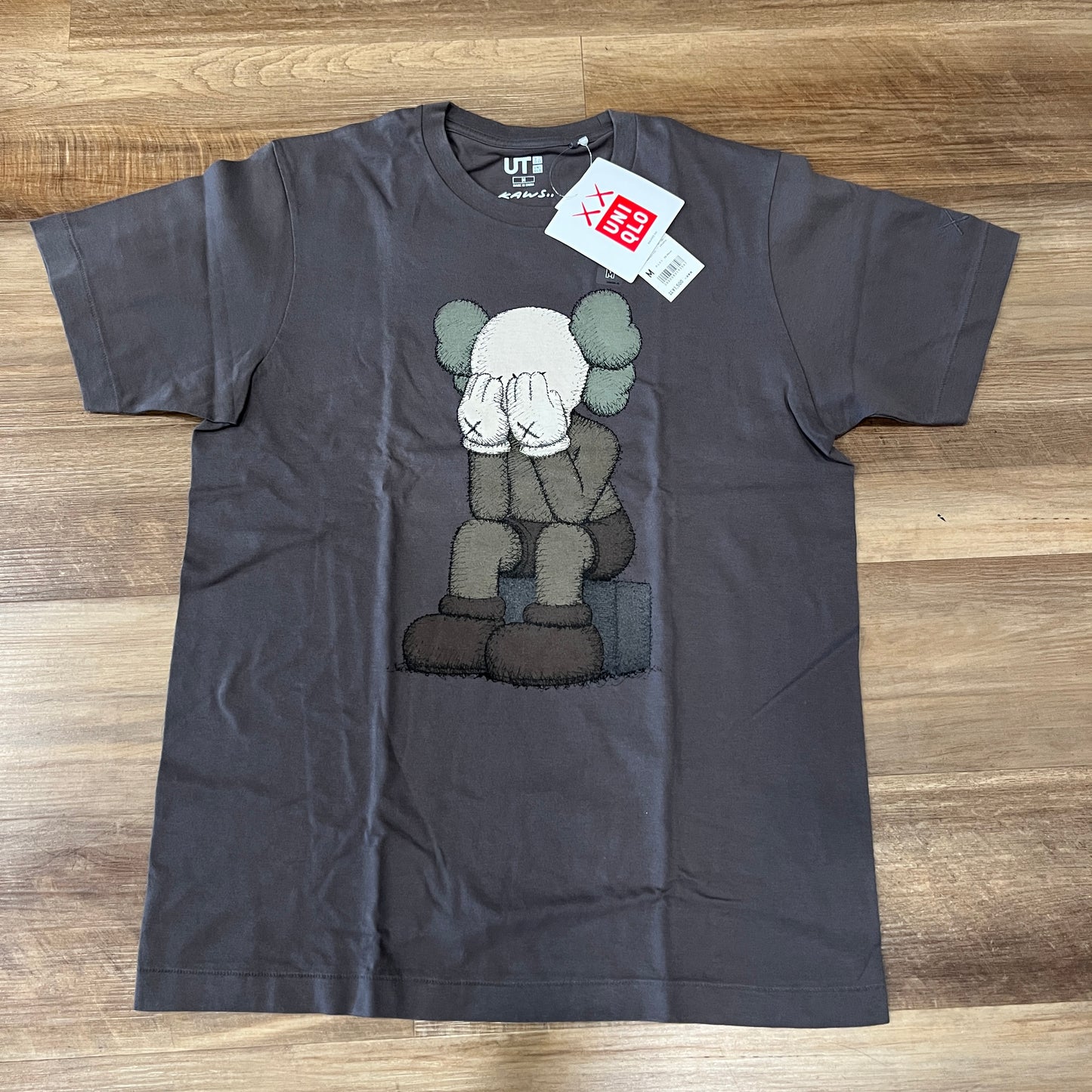 KAWS x Uniqlo Passing Through Tee Dark Grey (Asia Sizing)
