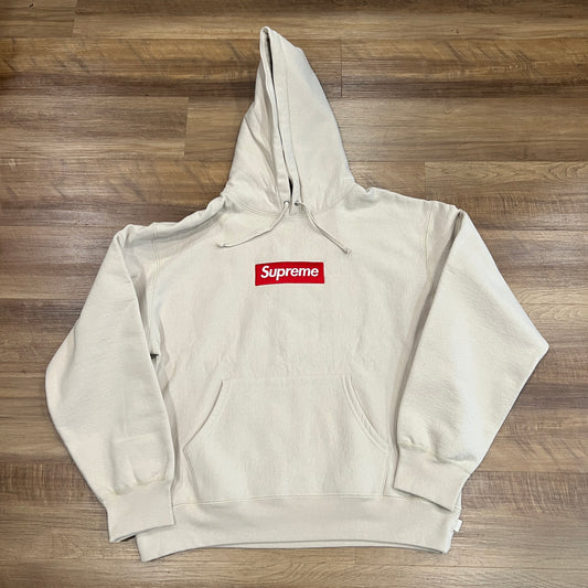 Supreme Box Logo Hooded Sweatshirt 'Stone'