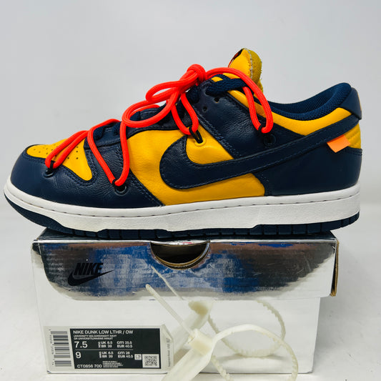 Nike Dunk Low Off-White University Gold