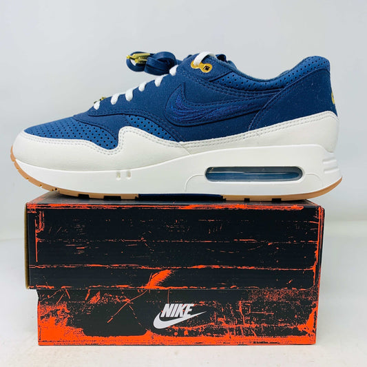 Nike Air Max 1 '86 OG Jackie Robinson sneaker with leather and mesh upper and visible Air Max heel unit