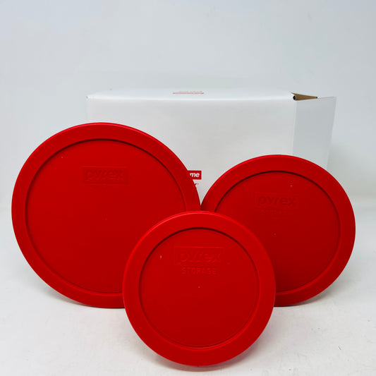 Supreme Pyrex Bowls (Set of 3) Red