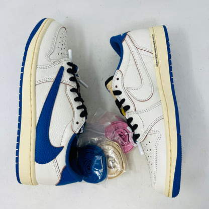 Jordan 1 Retro Low OG SP Fragment x Travis Scott Sail Military Blue