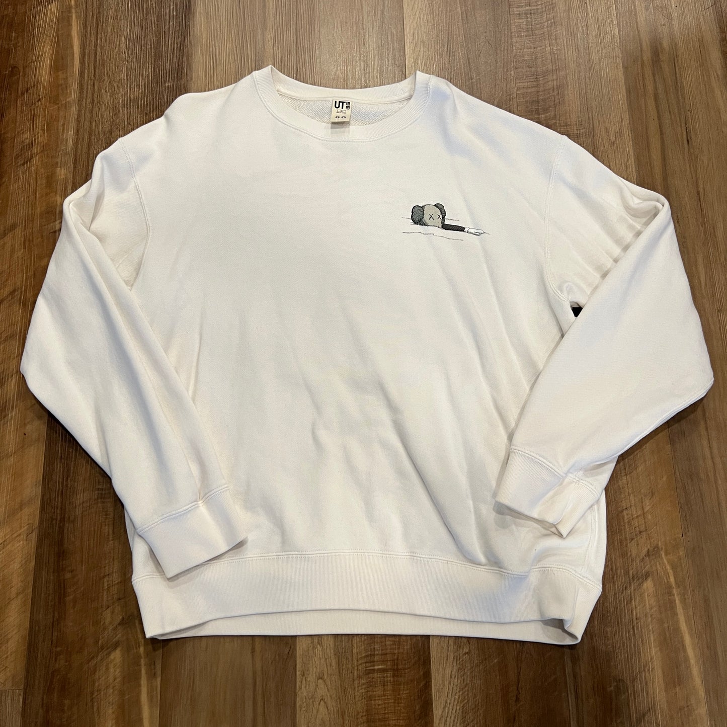Kaws UT Phaidon White Sweatshirt Long Sleeve