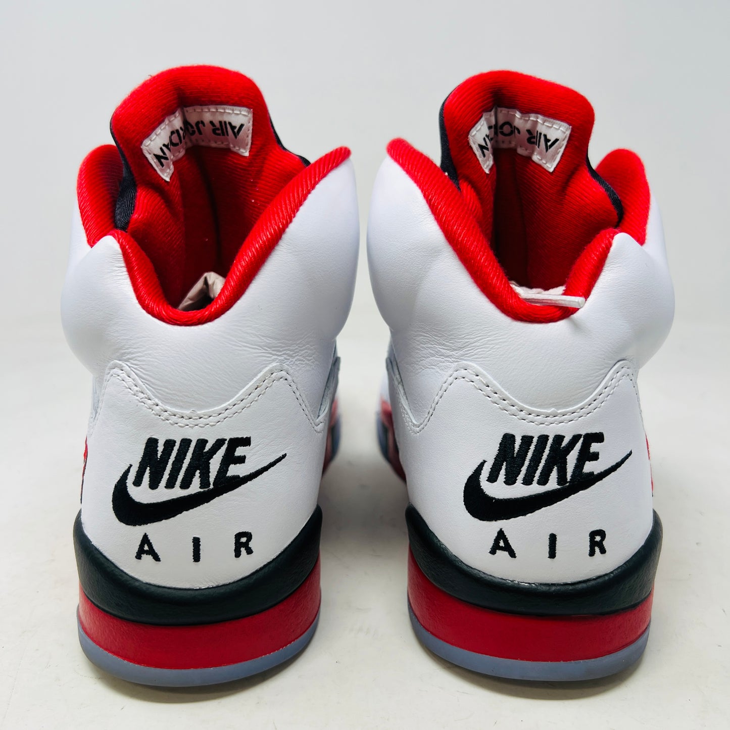 Jordan 5 Retro Fire Red Black Tongue (2025)