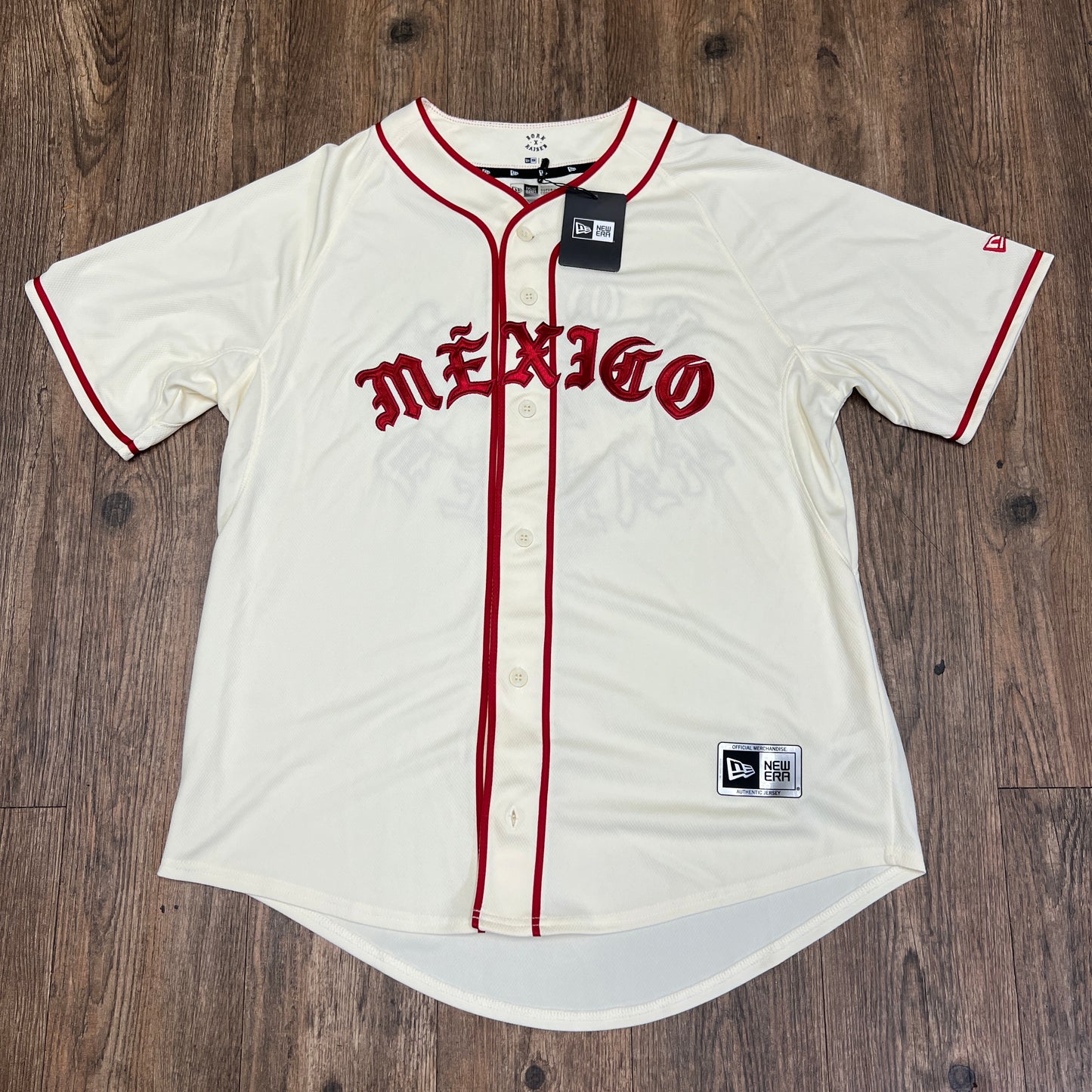 Born x Raised x Diablos Rojos del México Chrome White Jersey