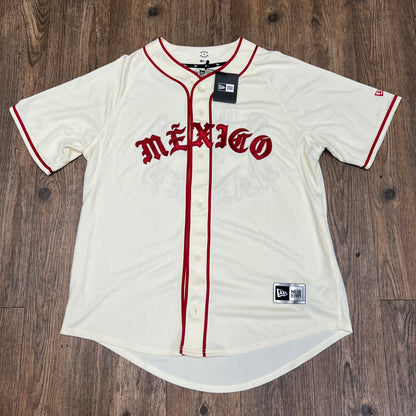 Born x Raised x Diablos Rojos del México Chrome White Jersey