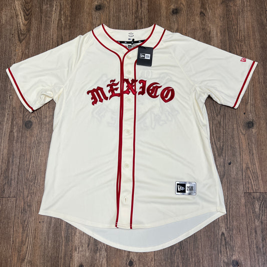 Born x Raised x Diablos Rojos del México Chrome White Jersey
