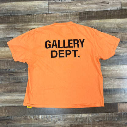 Gallery Dept. Logo Pocket T-shirt Orange/Black
