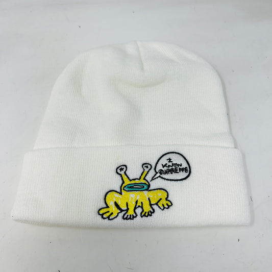 Supreme x Daniel Johnston Beanie S/S20 White