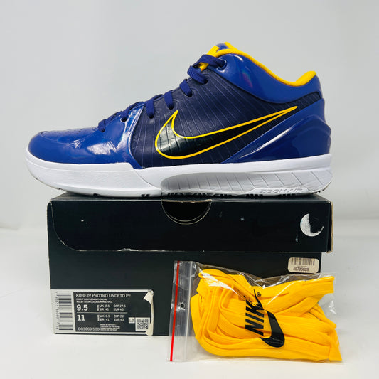 Nike Kobe 4 Protro Undefeated Los Angeles Lakers