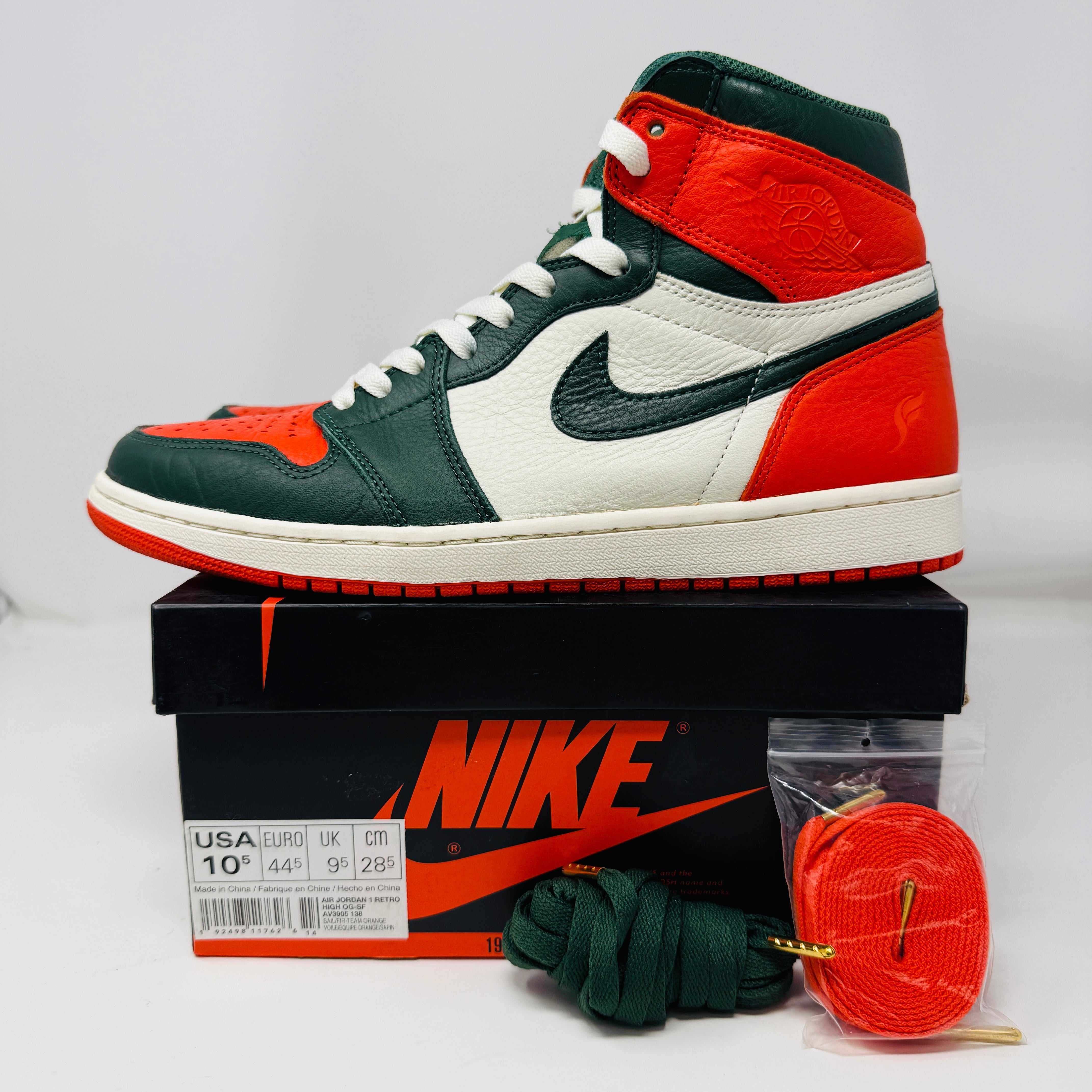 NIKE★極希少★ SoleFly×JORDAN1 Art Basel Sail Air Jordan 1 Retro High SoleFly Art Basil Sail Style