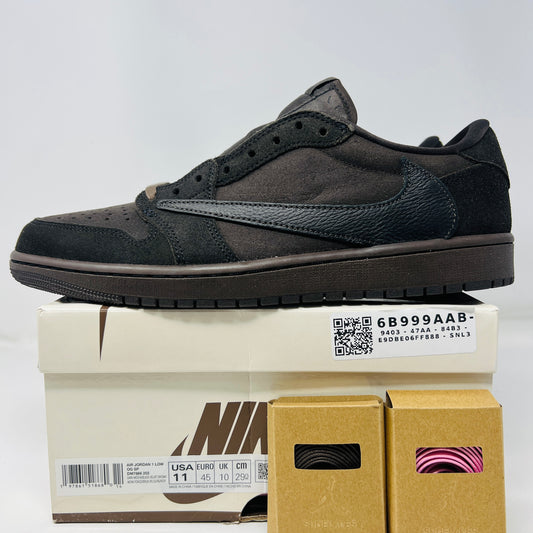 Jordan 1 Retro Low OG SP Travis Scott Velvet Brown
