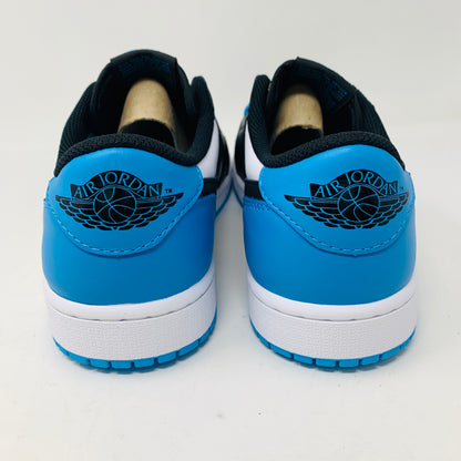 Jordan 1 Retro Low OG Black Dark Powder Blue (Womens)