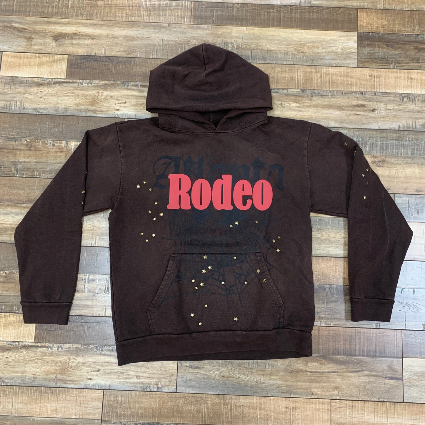 Travis Scott Cactus Jack x Sp5der Days Before Rodeo Hoodie Brown