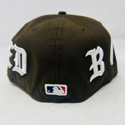 Born x Raised New Era dodgers Crown Fitted Hat Brown